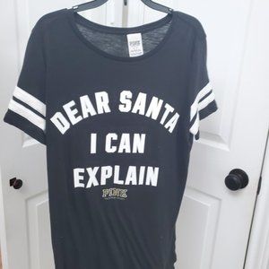 Santa I Can Explain T-Shirt from Pink
